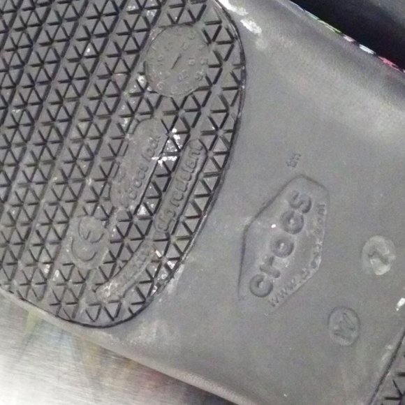 Crocs Neria Pro II Clogs Sz-W7 Graphic Circles - Picture 12 of 12